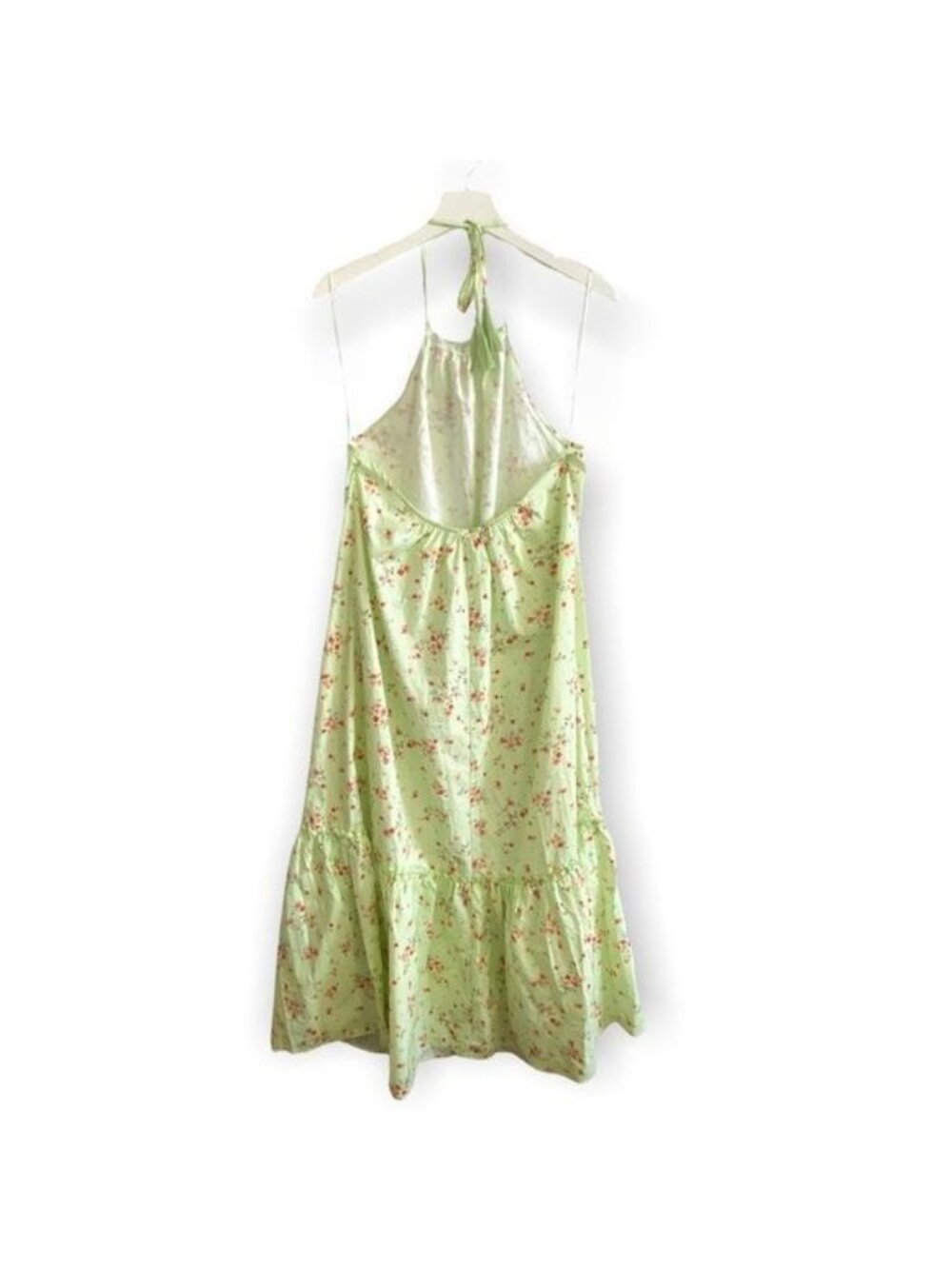 ZARA Floarl Print Halter Midi Dress  Size XS,  NWT - Picture 2 of 14